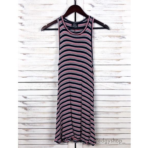 Zara Dresses & Skirts - Zara | Trafaluc Ribbed Striped Tank Dress
